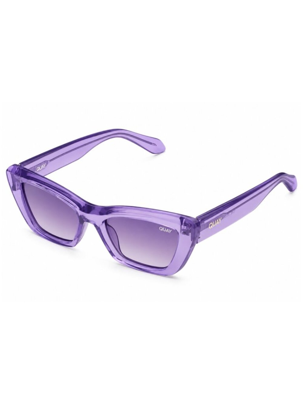 QUAY Women's On The Radio RX QT-001102 Purple / Purple Gradient Sunglass…